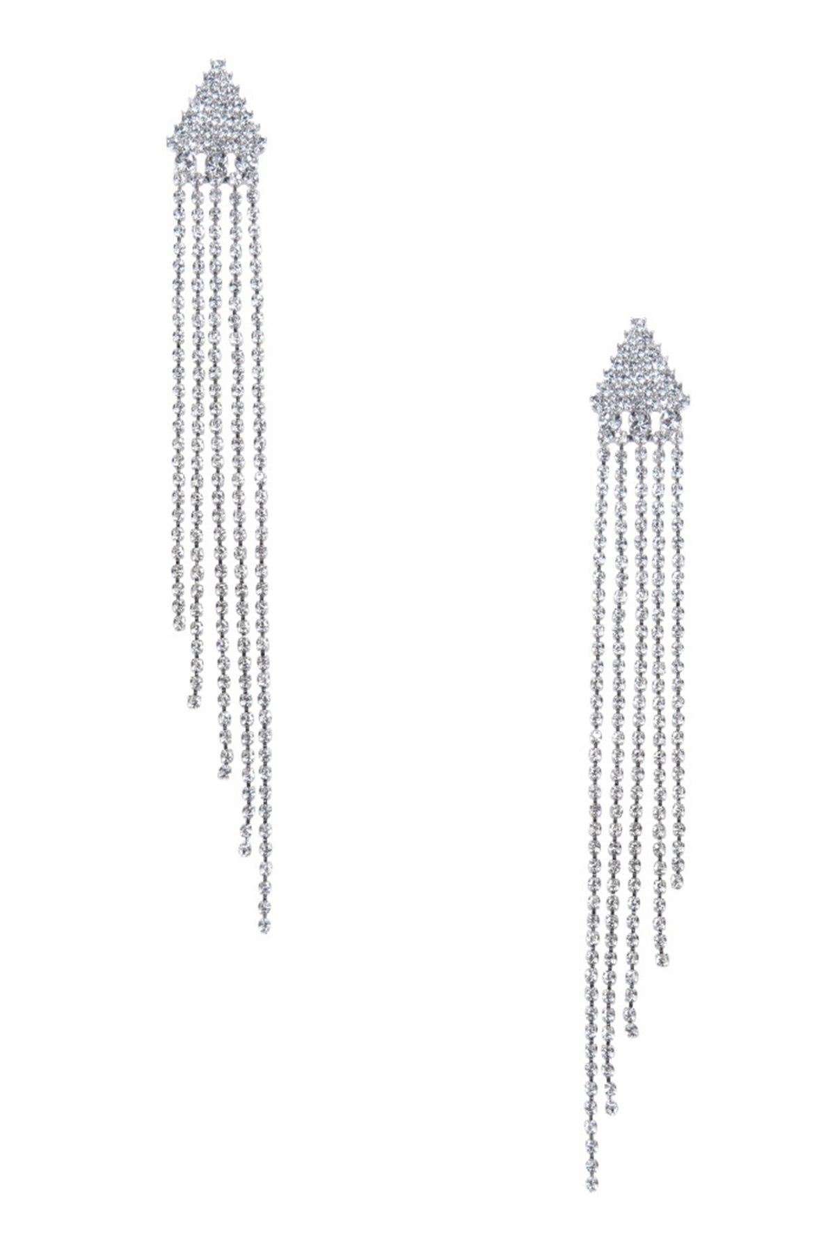 Tassel Rhinestone Earrings E7486