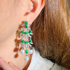 Tassel Cubic Zirconia Earrings E7503
