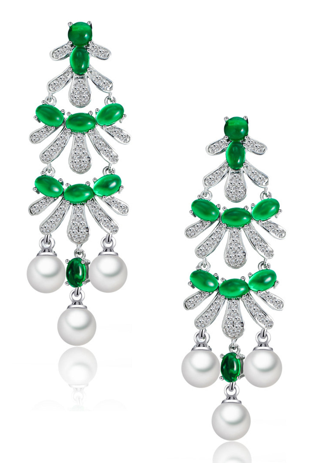 Tassel Cubic Zirconia Earrings E7503