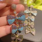 ButterflyTassel Cubic Zirconia Earrings E7522