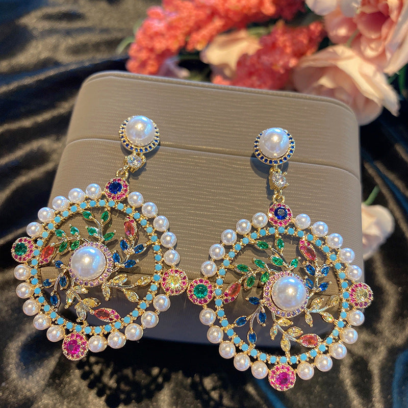 Dreamcatcher Cubic Zirconia Earrings E7523