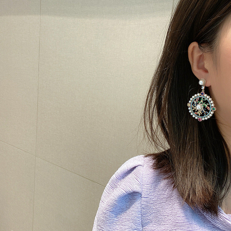 Dreamcatcher Cubic Zirconia Earrings E7523