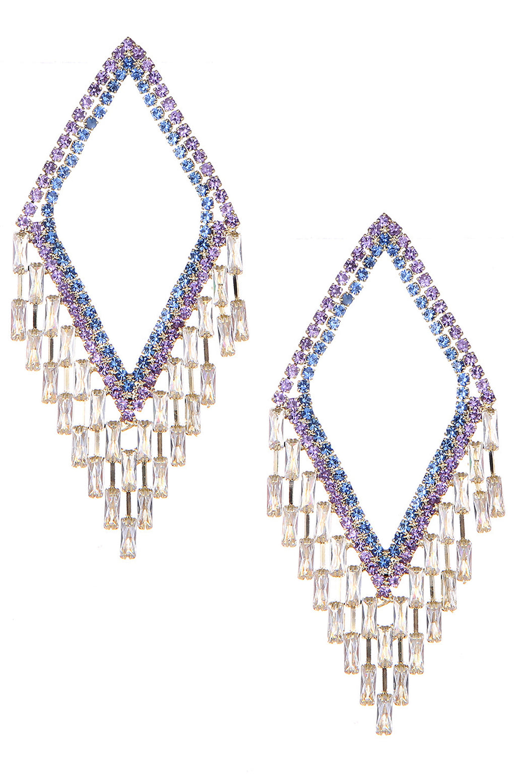 Diamond Cubic Zirconia Earrings E7608
