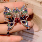Butterfly Cubic Zirconia Earrings E7657