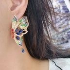 Butterfly Cubic Zirconia Earrings E7657