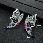 Butterfly Cubic Zirconia Earrings E7657