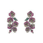 Camellia Cubic Zirconia Earrings E7660