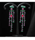 Tassel Cubic Zirconia Earrings E7662