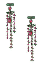 Tassel Cubic Zirconia Earrings E7662