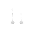 Ball Chains Cubic Zirconia Earrings E7664