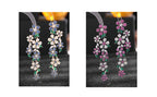 Floral Cubic Zirconia Earrings E7676