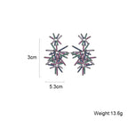 Fireworks Cubic Zirconia Earrings E7678