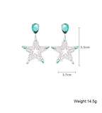 Star Cubic Zirconia Earrings E7690