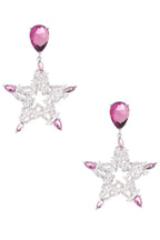 Star Cubic Zirconia Earrings E7690