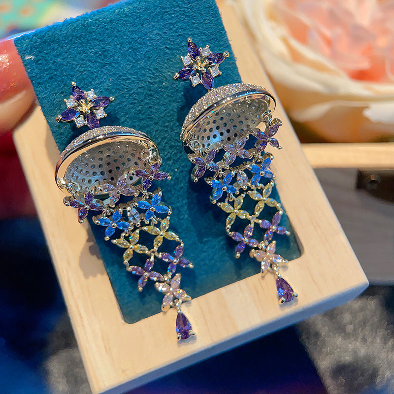 Jellyfish Cubic Zirconia Earrings E7780