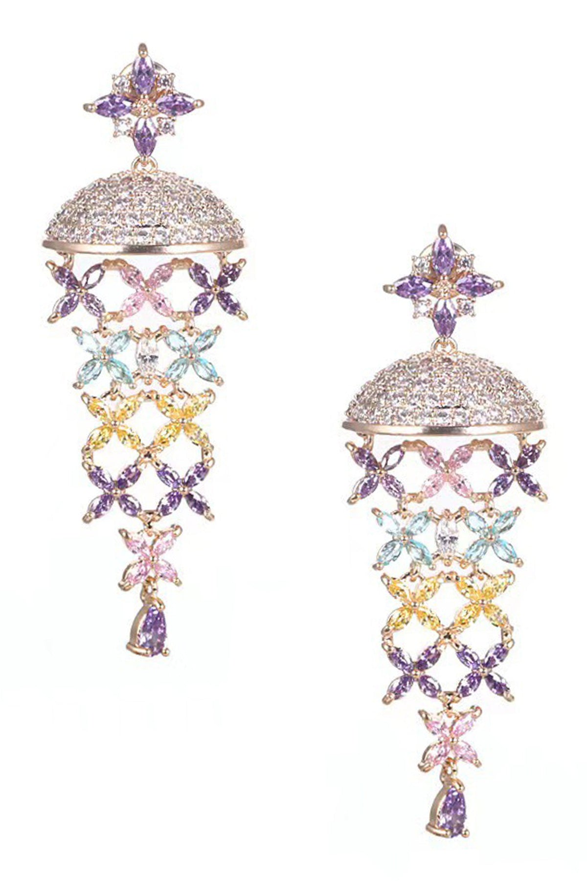 Jellyfish Cubic Zirconia Earrings E7780