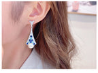 Floral Pearl Cubic Zirconia Earrings E7818