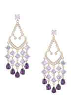 Tassel Cubic Zirconia Earrings E7826