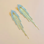 Tassel Rhinestone Earrings E7860