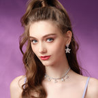 Star Cubic Zirconia Earrings E7883