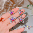Star Cubic Zirconia Earrings E7883