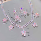 Star Cubic Zirconia Earrings E7883