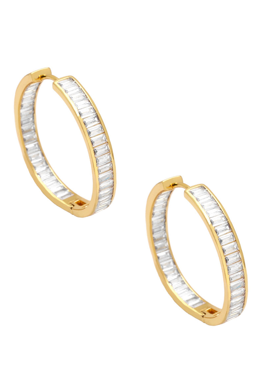 Hoop Cubic Zirconia Earrings E7891