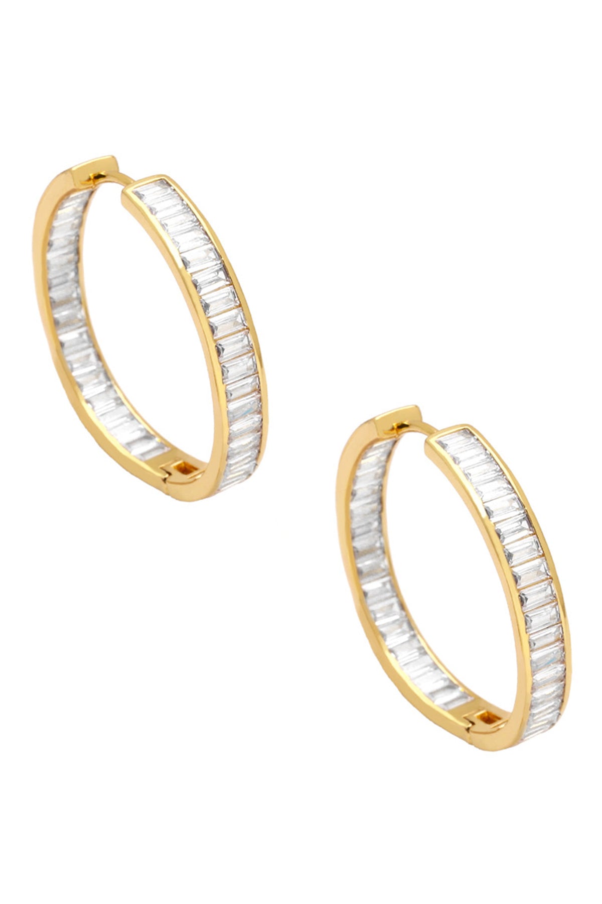 Hoop Cubic Zirconia Earrings E7891