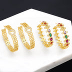 Hoop Cubic Zirconia Earrings E7893