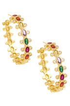 Hoop Cubic Zirconia Earrings E7893