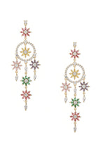 Dreamcatcher Tassel Cubic Zirconia Earrings E7913