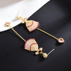 Dress Tassel Cubic Zirconia Earrings E7918