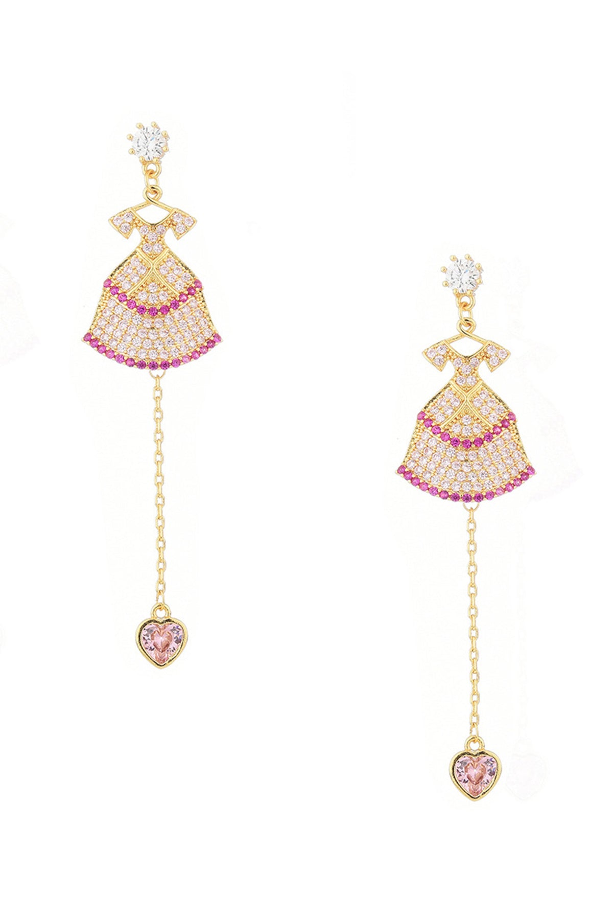Dress Tassel Cubic Zirconia Earrings E7918