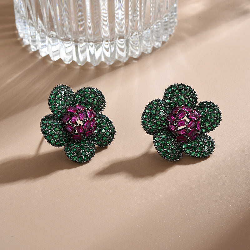 Butterfly Teardrop Cubic Zirconia Earrings E7924