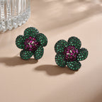 Butterfly Teardrop Cubic Zirconia Earrings E7924