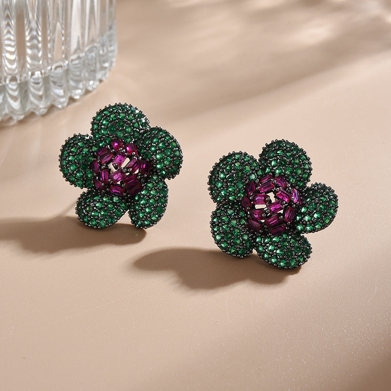 Butterfly Teardrop Cubic Zirconia Earrings E7924