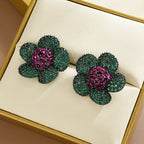 Butterfly Teardrop Cubic Zirconia Earrings E7924