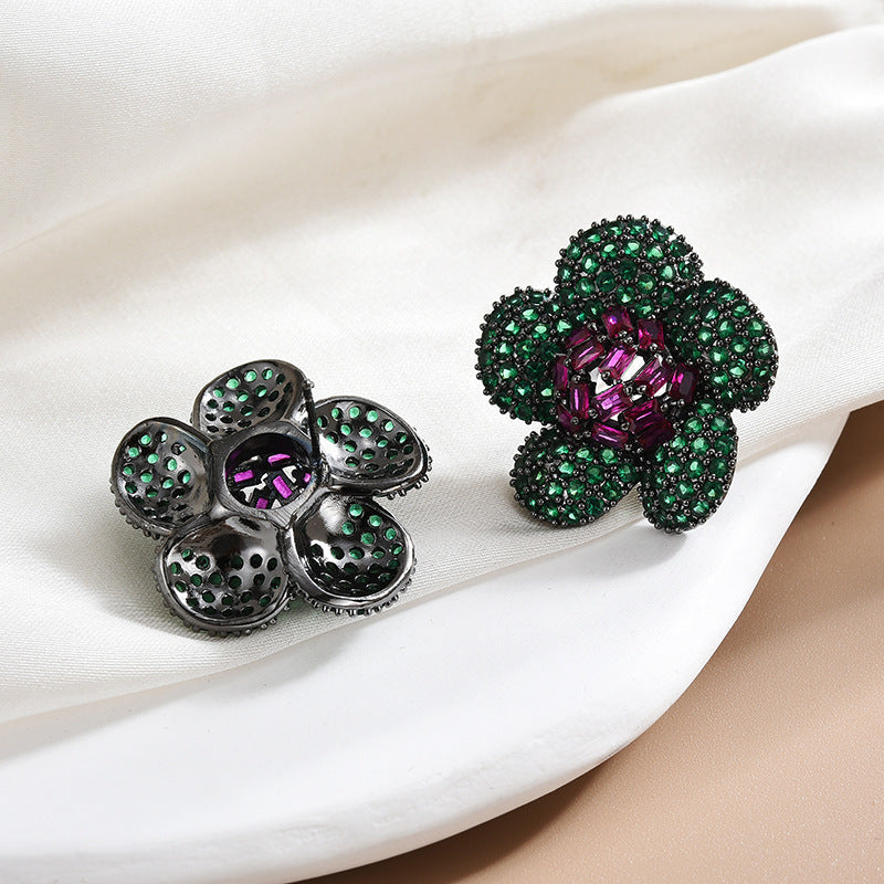 Butterfly Teardrop Cubic Zirconia Earrings E7924