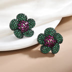 Butterfly Teardrop Cubic Zirconia Earrings E7924