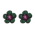 Butterfly Teardrop Cubic Zirconia Earrings E7924