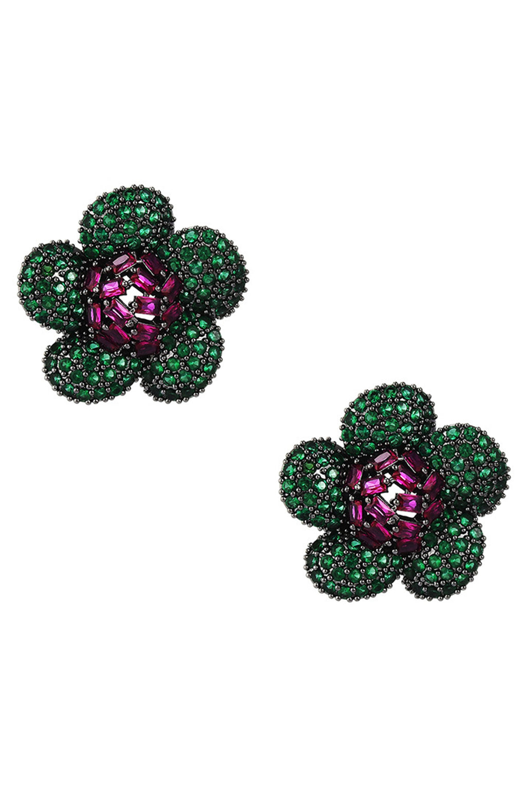 Butterfly Teardrop Cubic Zirconia Earrings E7924