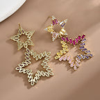 Star Cubic Zirconia Earrings E7927