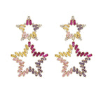 Star Cubic Zirconia Earrings E7927
