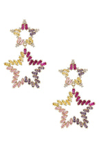 Star Cubic Zirconia Earrings E7927
