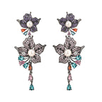 Floral Cubic Zirconia Earrings E7929