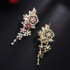 Floral Cubic Zirconia Earrings E7951