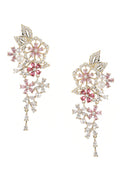 Floral Cubic Zirconia Earrings E7951