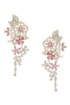 Floral Cubic Zirconia Earrings E7951