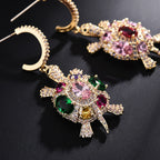 Turtle Cubic Zirconia Earrings E7952