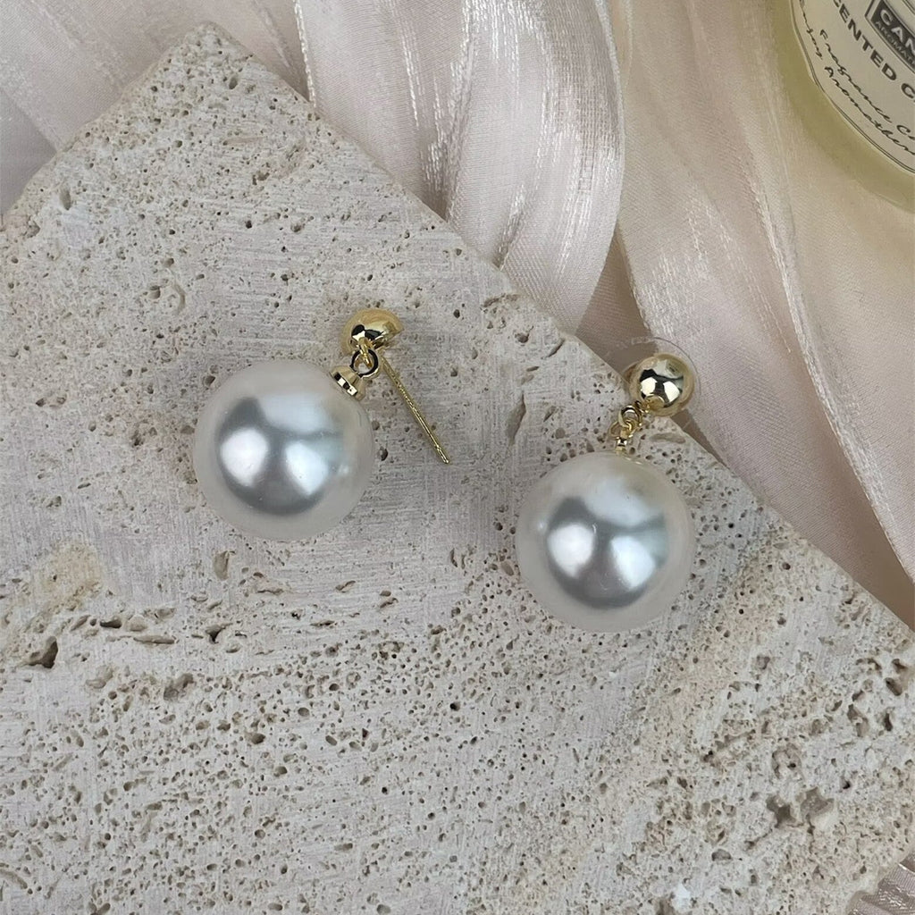 Glass Pear Beads Earrings E8684
